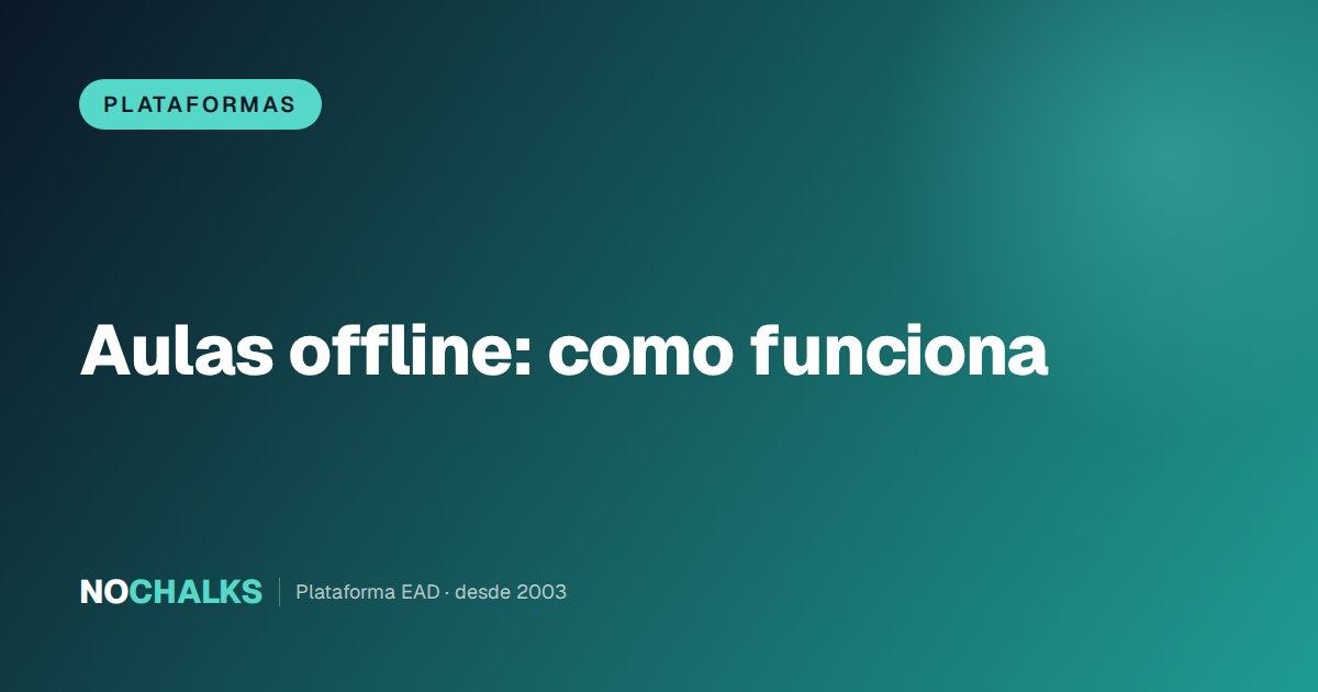 Aula offline no app: como funciona o download de aula para assistir sem internet
